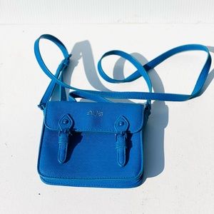Top Shop little blue bag